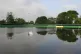 Undated file photo of flood water covering the pitch at Abin
