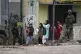Residents of the al-Far’a Camp, West Bank, evacuate their 