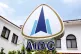 In this April 25, 2018 photo, the logo of the Aerospace Industrial Development Corp (AIDC) is seen in Taichung, Taiwan