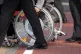 A patient in a wheelchair