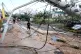 Residents walk through Santa Cruz, Jamaica on Wednesday after Hurricane Melissa passed 