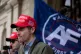 Nick Fuentes, far right activist, holds a rally at the Lansing Capitol, in Lansing, Mich., Wednesday, Nov. 11, 2020
