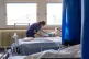 A general view of staff on a NHS hospital ward