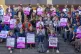 UCU members at Edinburgh University gather for a rally in George Square, Edinburgh,  September 8, 2025