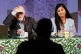 Jeremy Corbyn and Zarah Sultana take part in a discussion on Your Party, their new political party, at The World Transformed conference, at Niamos Radical Arts Centre in Hulme, Manchester, October 10, 2025
