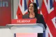 Home Secretary Shabana Mahmood speaking after Lucy Powell is announced as the new Deputy Leader of the Labour Party at an event in central London. Picture date: Saturday October 25, 2025
