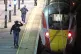Police on the platform by the train at Huntingdon station in Cambridgeshire, after a number of people were stabbed, November 1, 2025