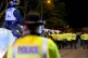 Police officers outside Villa Park, home of Aston Villa, before the Europa League match at Villa Park, Birmingham, November 6, 2025