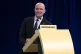 11/10/25 of SNP Westminster leader Stephen Flynn delivering a speech during the SNP annual conference at the Event Complex Aberdeen
