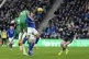 Newcastle United's Malick Thiaw (second left) scores his sides fourth goal during the Premier League match at Hill Dickinson Stadium, Liverpool, November 29, 2025