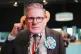 MANY A TRUTH IS SAID IN JEST: A Reform UK supporter wearing a Sir Keir Starmer mask at the party’s annual conference in Birmingham, September 6 2025
