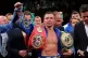 Gennadiy Golovkin reacts after defeating Sergiy Derevyanchenko in a unanimous decision in their IBF middleweight championship title bout at Madison Square Garden in New York on October 5, 2019