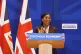 Conservative Party leader Kemi Badenoch delivers a speech at Glaziers Hall in central London, December 9, 2025