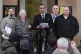 Solicitor Aamer Anwar (centre) alongside Margaret Caldwell and family, mother of murder victim Emma Caldwell speak to the media after meeting with the Solicitor General Ruth Charteris KC, September 17, 2025