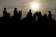 VICIOUS: Riders and hounds during the annual North Cotswold Boxing Day hunt in Broadway, Worcestershire