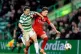 Aberdeen's Dylan Lobban fouls Celtic's Daizen Maeda 
