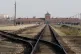 The entrance to Birkenau concentration camp