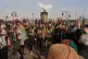 Kurdish fighters with the Syrian Democratic Forces (SDF) are cheered by local residents ahead of the end of a four-day truce with the Syrian government in Hassakeh, northeastern Syria, January 24, 2026