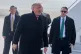 FULL OF HIMDSELF President Donald Trump arrives at Zurich International Airport for the World Economic Forum on Wednesday