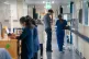 A general view of staff on a NHS hospital ward
