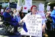 REBELS WITH A CAUSE: Protesters from the Glasgow Disability Alliance - of which Tressa Burke is chief executive officer (CEO) - demonstrate outside the Scottish Parliament in Edinburgh in May 2025