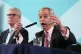 Reform UK leader Nigel Farage with Malcolm Offord (left) during a press conference announcing the Scottish leader of Reform UK, at Dean Park Hotel, Kirkcaldy, January 15, 2026