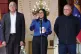 THE RESOLVE UNALTERED: Venezuela's acting President Delcy Rodriguez, center, makes a statement flanked by Interior Minister Diosdado Cabello, right, and National Assembly President, Jorge Rodriguez, at Miraflores presidential palace in Caracas, Venezuela on Wednesday