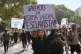 Protesters rally during a march by trade unions and opposition groups against a labor reform bill proposed by President Javier Milei's government in Buenos Aires, Argentina, February 19, 2026
