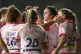 Gloucester's Rachel Lund celebrates the last try of the game during the Allianz Premiership match at Twickenham Stadium, London, December 30, 2023