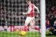 Arsenal's Kai Havertz scores their side's first goal during the Carabao Cup semi-final second leg match at the Emirates Stadium, London, February 3, 2026