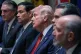 From left: US Interior Secretary Doug Burgum, US Secretary of State Marco Rubio, US President Donald Trump, US Defence Secretary Pete Hegseth, and Commerce Secretary Howard Lutnick listen during a Cabinet meeting at the White House, March 26, 2026