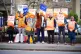 Junior doctors and members of the British Medical Association (BMA) on the picket line outside Cheltenham General Hospital during their continuing dispute over pay, January 8, 2024