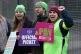 Teachers from the Educational Institute of Scotland (EIS) union on the picket line outside Glendale Primary and Glendale Gaelic School in Glasgow, February 22, 2023