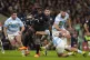 England's Maro Itoje being tackled by Argentina's Justo Piccardo during the Quilter Nations Series match at the Allianz Stadium, London. Picture date: Sunday November 23, 2025