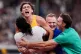 Armand Duplantis celebrates victory following the Men's Pole Vault Final and setting a new World Record of 6.30m at the 2025 World Athletics Championships at Japan National Stadium, Tokyo, September 15, 2025 