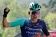 Paul Seixas of France celebrates as he crosses the finish line to win the Belgian cycling classic Fleche Wallonne (Walloon Arrow), in Huy, Belgium, April 22, 2026