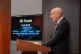 Defence Secretary John Healey delivers a statement on recent UK operational activity at 9 Downing Street in Westminster, central London, April 9, 2026