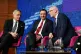 (left to right) Scottish Liberal Democrat leader Alex Cole-Hamilton, Scottish Labour leader Anas Sarwar and First Minister and SNP leader John Swinney at the CBI Scotland Joint Business Hustings, Edinburgh, April 2, 2026