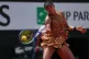 Naomi Osaka of Japan returns to Iva Jovic of the U.S. during their third round women's singles tennis match at the French Open tennis tournament in Paris, May 30, 2026