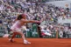 Russia's Mirra Andreeva returns to Ukraine's Marta Kostyuk during the semifinal tennis match at the French Open in Paris, June 4, 2026