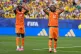 Ivory Coast's Elye Wahi, right, and teammate Nicolas Pepe react after missing a chance to score against Ecuador during a World Cup Group E soccer match in Philadelphia, Sunday, June 14, 2026