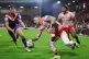 Leigh Leopards'' Josh Charnley scores a try during the Betfred Super League ply-off semi-final match at Leigh Sports Village, Leigh, September 26, 2025