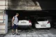 A man looks at burned vehicles following firebomb attacks that apparently targeted members of Greece's governing conservative New Democracy party in the northern port city of Thessaloniki, Greece, July 1, 2026