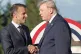 FOREVER SERVILE: French President Emmanuel Macron greets US President Donald Trump at the G7 summit in Evian, France in June 2026