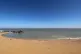 An empty beach in Broadstairs, Kent