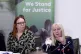 Charlotte Hennessy (left), the daughter of 29-year-old Jimmy Hennessy, and Margaret Aspinall, the mother of 18-year-old James Aspinall