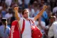 Arthur Fery of Great Britain celebrates victory over Flavio Cobolli following their Gentlemen's Singles Quarter-Final match on day ten of the 2026 Wimbledon Championships at the All England Lawn Tennis and Croquet Club, London, July 8, 2026