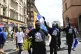 A group of demonstrators from the anti-immigration protest, organised by Unite the Clans Scotland, break away from the rally and march towards Glasgow city centre, July 25, 2026