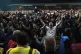 Port Vale fans invading the pitch after victory following a 