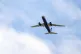 A Russian Air Force Tu-214 flies over Offutt Air Force Base 